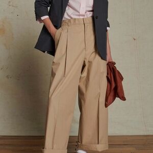 SOEUR popelin large pants